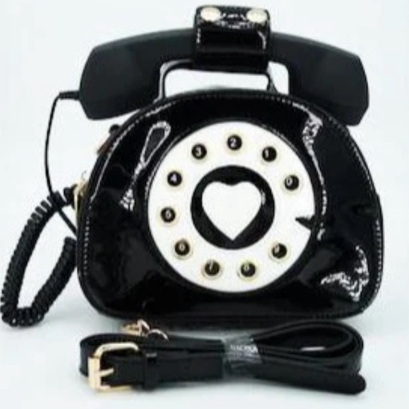 Retro Telephone Crossbody Handbag - Picture 6 of 9